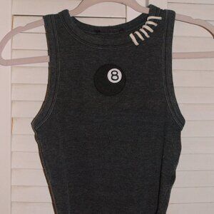 Hand-Made 8 Ball Tank Charcoal Grey